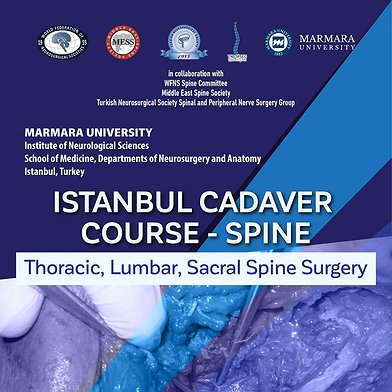 Istanbul Spine Cadaver Course 24-26 February 2023, Istanbul-Turkiye